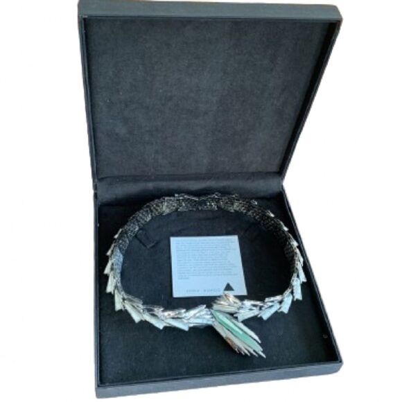Unique & Rare Eddie Borgo Cyprus Jade Necklace + Original Box - Show-Stopper - Picture 11 of 12